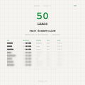 Pack Échantillon — 50 Leads QC